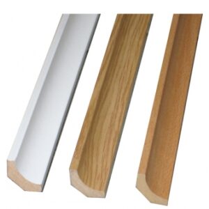 Corniche revêtue hêtre 23x23 mm lg. disponible abidjan cote d'ivoire.