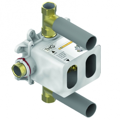 Corps de mitigeur thermostatique thg à encastrer avec cartouche à élément de cire, 3/4"avec deux robinets d'arrêt. disponible abidjan cote d'ivoire.