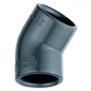 Coude 45° série pression - ø f63 - pn 16. disponible abidjan cote d'ivoire.