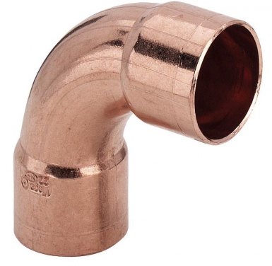 Coude 90° cuivre grand rayon double femelle - ø 64. disponible abidjan cote d'ivoire.