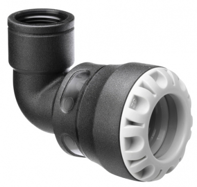 Coude 90° à dérivation - filetage 20 x 27 - pour tuyau ø 25. disponible abidjan cote d'ivoire.