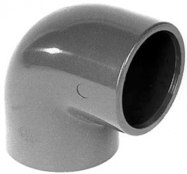 Coude 90° série pression femelle / femelle - int/ext 50/61 - dn 40. disponible abidjan cote d'ivoire.