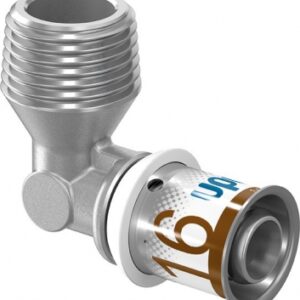 Coude 90° uponor à sertir avec filetage mâle 20x3/4". disponible abidjan cote d'ivoire.