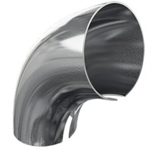 Coude ajustable dit coude lyonnais ø 100 pour gouttière de 33 - zinc. disponible abidjan cote d'ivoire.