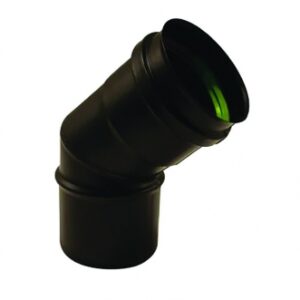 Coude avec joint apollo pellets simple paroi inox ø intérieur 80 mm angle du changement de direction 45°. disponible abidjan cote d'ivoire.