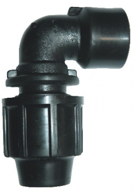 Coude à dérivation - femelle - filetage 20 x 27 - pour tuyau ø 32 extérieur. disponible abidjan cote d'ivoire.