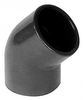 Coude femelle 45° petit rayon pour tube ø 20 extérieur. disponible abidjan cote d'ivoire.