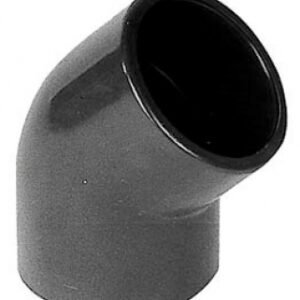 Coude femelle 45° petit rayon pour tube ø 75 extérieur. disponible abidjan cote d'ivoire.