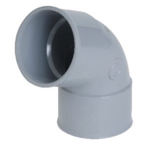 Coude femelle 67°30 ø 125 série évacuation à coller pour tube en pvc rigide. disponible abidjan cote d'ivoire.