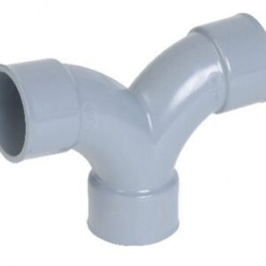 Coude femelle double 87°30 ø 50 série évacuation à coller pour tube en pvc rigide. disponible abidjan cote d'ivoire.