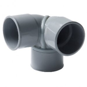 Coude femelle double-équerre 87°30 ø 40 série évac. disponible abidjan cote d'ivoire.