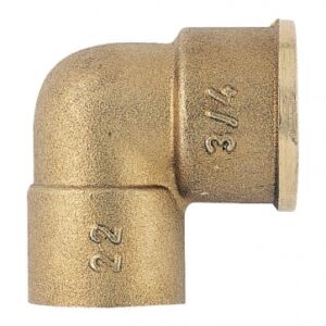 Coude fer cuivre femelle laiton filetés et à souder - fer 12x17, cuivre 12/14. disponible abidjan cote d'ivoire.