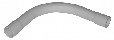 Coude grand rayon 90° pour conduits rigides irl ø 25 pvc blanc. disponible abidjan cote d'ivoire.