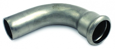 Coude inoxpres 90° mf - rayon court ø 35 mm radius 1,2 de l 68 mm h 82 mm z 42 mm. disponible abidjan cote d'ivoire.