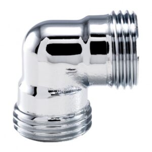 Coude laiton chromé mâle - filetage 15 x 21. disponible abidjan cote d'ivoire.