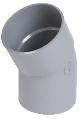 Coude mâle-femelle 30° ø 100 série évacuation à coller pour tube en pvc rigide. disponible abidjan cote d'ivoire.