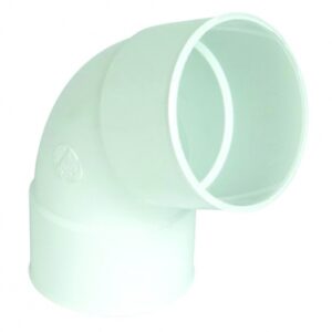 Coude pour tube de descente eau pluviale femelle/femelle 67° ø100 blanc. disponible abidjan cote d'ivoire.