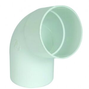 Coude pour tube de descente eau pluviale mâle/femelle 67° ø100 blanc. disponible abidjan cote d'ivoire.