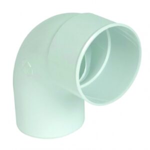 Coude pour tube de descente eau pluviale mâle/femelle 87° ø100 blanc. disponible abidjan cote d'ivoire.