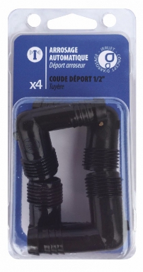 Coudes déport arroseur (tuyère) 1/2" - blister 4 pièces. disponible abidjan cote d'ivoire.