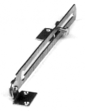 Coulisseau vasistas acier zingué platine et guide à équerre 200 mm​ ​. disponible abidjan cote d'ivoire.