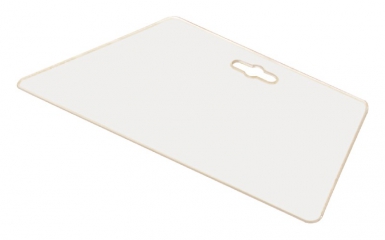 Couteau à maroufler - polyéthylène rigide - forme trapèze bords arrondis. disponible abidjan cote d'ivoire.