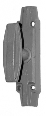 Crémone en applique fonte peinte grise pour tringles demi-rondes 16x5. disponible abidjan cote d'ivoire.