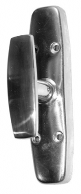 Crémone n°1 en applique boîtier zingué, bouton chromé pour tringles d-rondes 16x6. disponible abidjan cote d'ivoire.