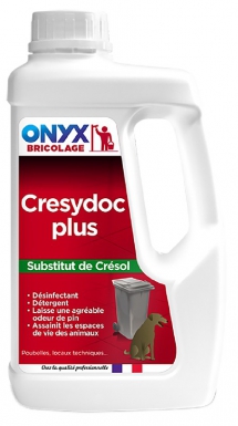 Cresydoc plus nettoyage et désinfection des caves, locaux poubelles, garages, niches, terrasses - application : nettoyeur haute et basse pression, trempage, arrosage, pulvérisation - bidon 1l. disponible abidjan cote d'ivoire.