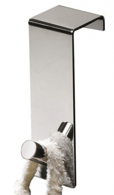 Crochet agrafe 1 tête pour porte - chromé. disponible abidjan cote d'ivoire.