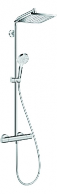 Crometta e colonne de douche 240 1jet ecosmart avec mitigeur thermostatique - chromé. disponible abidjan cote d'ivoire.
