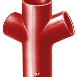 Culotte double 68° fonte smu - ø 100 - longueur 215 mm. disponible abidjan cote d'ivoire.