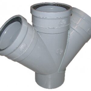 Culotte et embranchement femelle 45° double ø 160 série évacuation à coller. disponible abidjan cote d'ivoire.