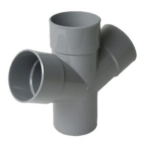 Culotte et embranchement femelle 67°30 doubles ø 100 série évacuation à coller. disponible abidjan cote d'ivoire.