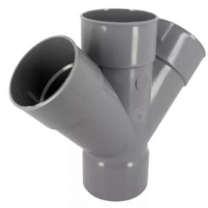 Culotte et embranchement quadruple femelle 45° double ø 75 série évacuation à coller. disponible abidjan cote d'ivoire.