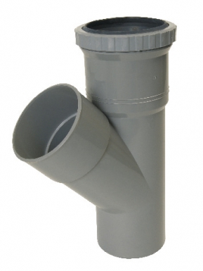 Culotte à manchon de dilatation mâle-femelle 45° simple ø 100. disponible abidjan cote d'ivoire.