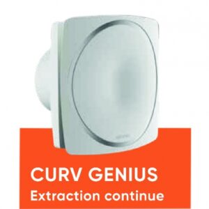 Curv génius 100 t 20/50m3/h 1/1,5w 16/22 dba. disponible abidjan cote d'ivoire.