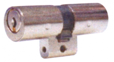 Cylindre 2 entrées 32+32 profil suisse ø 22 mm 4 clés nickelé. disponible abidjan cote d'ivoire.
