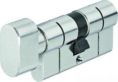 Cylindre à bouton pe nickelé varié 30/30 mm 5 clés. disponible abidjan cote d'ivoire.