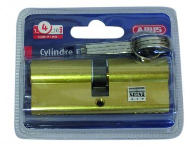 Cylindre pe laiton varié anti-perçage 5g 40/40 mm 3 clés. disponible abidjan cote d'ivoire.