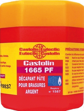 Décapant castolin 1665 pf agréé gdf - pour brasure 1665 - boîte 200 g. disponible abidjan cote d'ivoire.