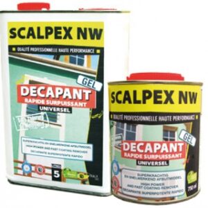 Décapant universel scalpex nw – gélifié nouvelle génération sans chlrore – pour rénovation menuiseries bois ou fer et enlèvement graffitis surfaces brutes – action rapide et sans rin&ccedi. disponible abidjan cote d'ivoire.