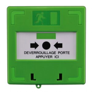 Déclencheur manuel à membrane déformable 230v ac 1,5 a vert. disponible abidjan cote d'ivoire.