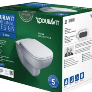 D-code pack wc suspendu duravit rimless : cuvette + abattant ralentisseur. disponible abidjan cote d'ivoire.