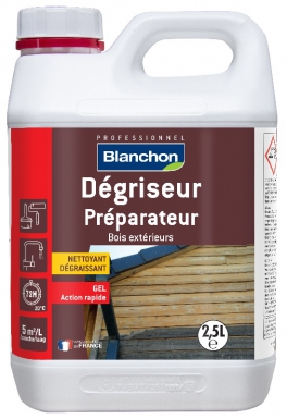 Dégriseur préparateur bois - rendement indicatif : 5 m²/l/couche - cond. disponible abidjan cote d'ivoire.