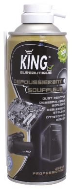 Dépoussiérant souffleur king - formule sèche - toutes surfaces fragiles - 173 g (300 ml). disponible abidjan cote d'ivoire.