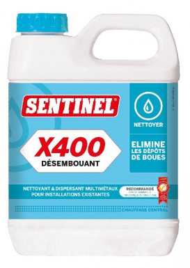 Désembouant x400 - nettoyant et dispersant multimétaux - bidon 1 l. disponible abidjan cote d'ivoire.
