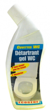Détartrant " bio 7 gel wc " sans danger pour les fosses, désodorise 750 ml. disponible abidjan cote d'ivoire.
