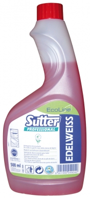 Détartrant détergent assainissant edelweiss - surfaces dures de la salle de bains - 0,5 l. disponible abidjan cote d'ivoire.