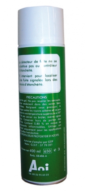 Détecteur de fuite "détecto" inoffensif pour fuites de gaz ou air comprimé bombe 150 ml. disponible abidjan cote d'ivoire.